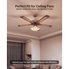 image:imageSunco 12 Pack A15 Filament LED Light Bulbs E26 7W60W Dimmable 3000K  800LM Warm White Medium Base Vintage Edison Style for Fans Small Fixtures Lamp Bulb LED X Filament Lighting5000k Daylight