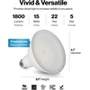 image:imageSunco 12 Pack PAR38 LED Flood Light Bulb 15W150W Dimmable Waterproof5000K  12 Pack