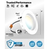image:imageSunco 24 Pack 6 Inch LED Can Lights Retrofit Recessed Lighting Smooth Trim 965 LM 13W 60W Equivalent Selectable CCT 3000K4000K5000K6000K6500K Dimmable Damp Rated UL4