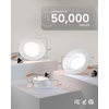 image:imageSunco 24 Pack 6 Inch LED Can Lights Retrofit Recessed Lighting Smooth Trim 965 LM 13W 60W Equivalent Selectable CCT 3000K4000K5000K6000K6500K Dimmable Damp Rated UL6