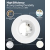 image:imageSunco 24 Pack 6 Inch LED Can Lights Retrofit Recessed Lighting Smooth Trim 965 LM 13W 60W Equivalent Selectable CCT 3000K4000K5000K6000K6500K Dimmable Damp Rated UL4