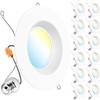 image:imageSunco 12 Pack 6 Inch Retrofit LED Recessed Lights 5CCT 13W75W Dimmable