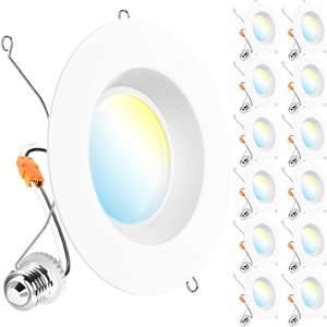 image:imageSunco 12 Pack 6 Inch Retrofit LED Recessed Lights 5CCT 13W75W Dimmable