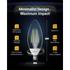 image:imageSunco 10 Pack B11 5000K Filament LED Light Bulbs E12 Dusk to Dawn 5W40W3K